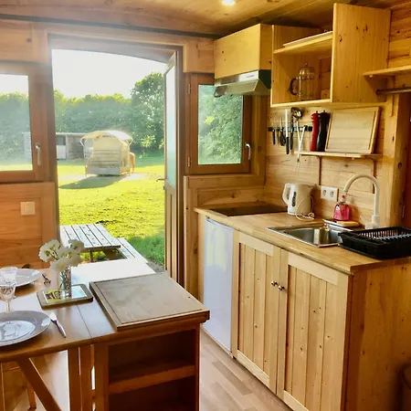 Сasa de vacaciones Baie Normandie Cottage Tiny House,40Min Mt St Michel 30Min Mer Draps Serviettes *
